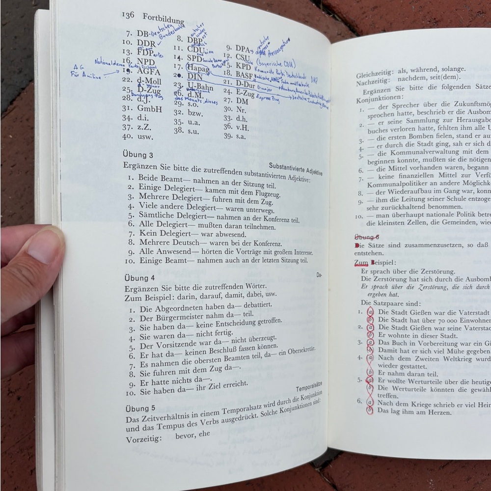 1971 Fortbildung in der deutshcen Sprache German Student Book ESL Language Guide - Picture 7 of 12